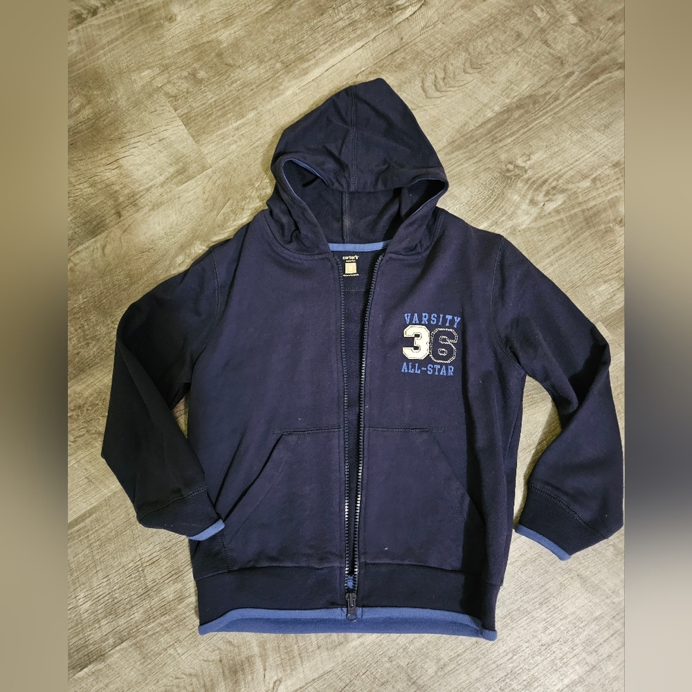 Carter's Boys Full Zip Hoodie Size 5